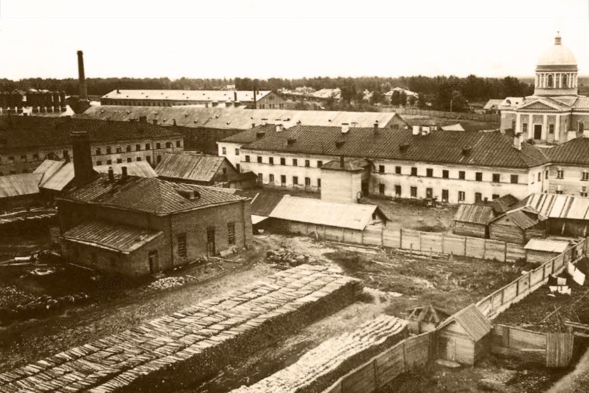 Обуховский сталелитейный завод. Фотография начала XX века