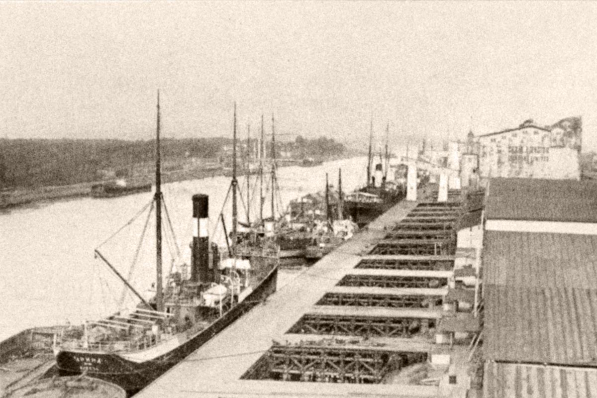 Морской порт Санкт-Петербурга. 1890-е годы